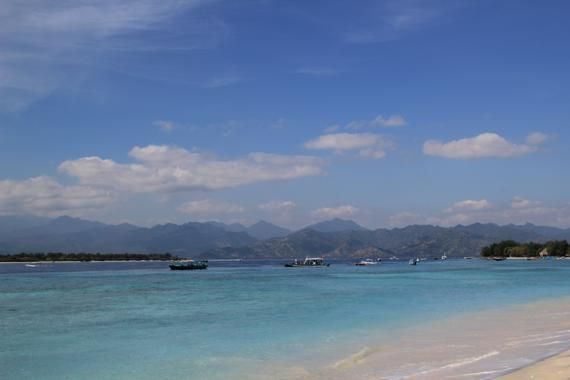 playas de gili trawangan en un viaje a indonesia