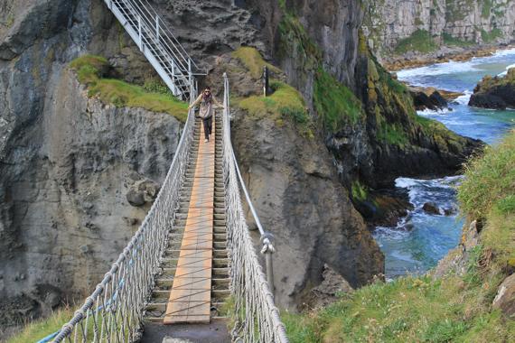 puente colgante carrick a rede en irlanda del norte