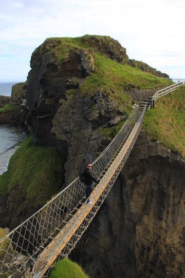 puente colgante carrick a rede en irlanda del norte