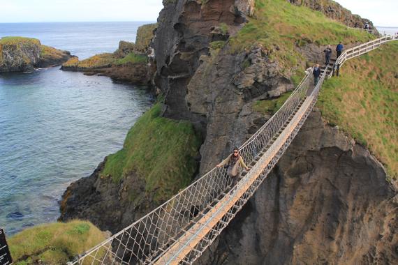 puente colgante carrick a rede en irlanda del norte