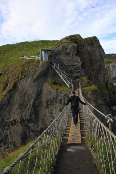 puente colgante carrick a rede en irlanda del norte
