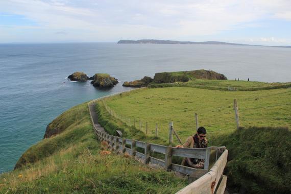 puente colgante carrick a rede en irlanda del norte