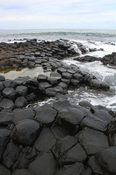 la calzada de los gigantes en irlanda del norte