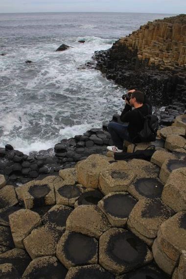 la calzada de los gigantes en irlanda del norte