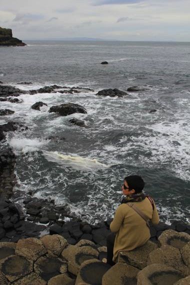 la calzada de los gigantes en irlanda del norte
