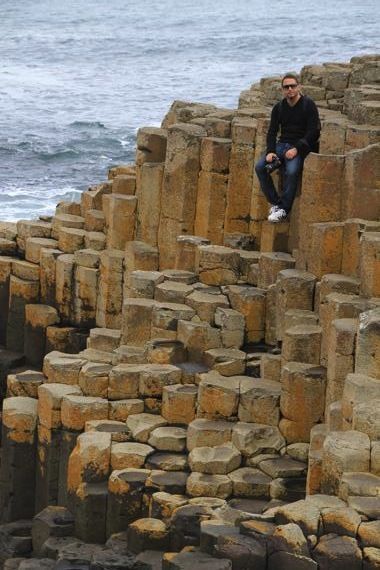 la calzada de los gigantes en irlanda del norte