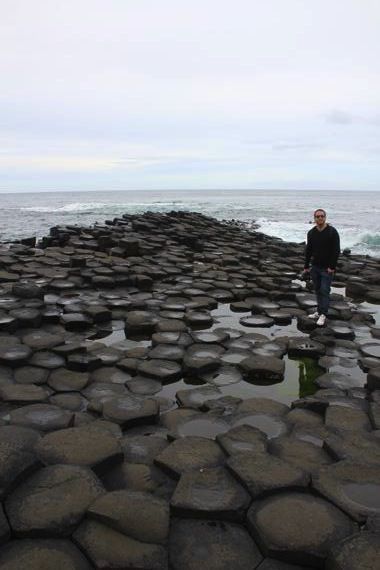 la calzada de los gigantes en irlanda del norte
