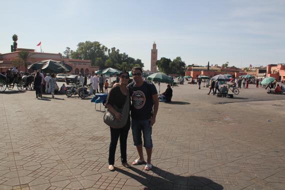 marrakech en un viaje a marruecos