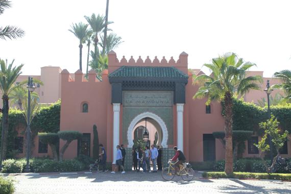 marrakech en un viaje a marruecos