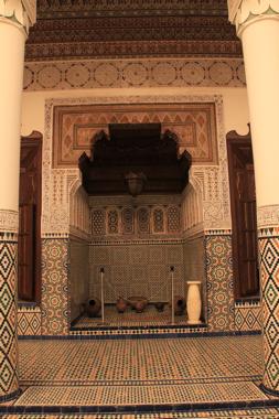 marrakech en un viaje a marruecos