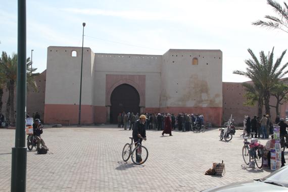 marrakech en un viaje a marruecos