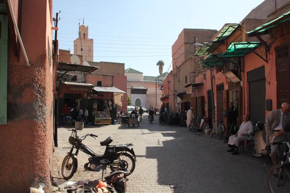 el zoco en marrakech