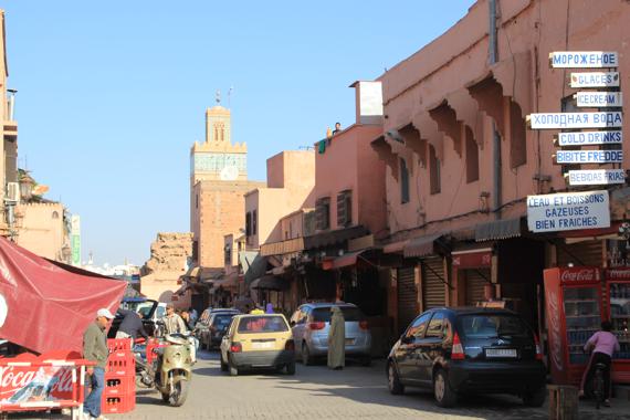 marrakech en un viaje a marruecos