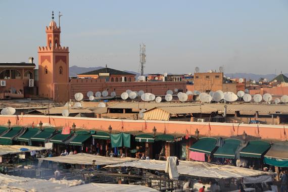 plaza jamaa el fna en marrakech