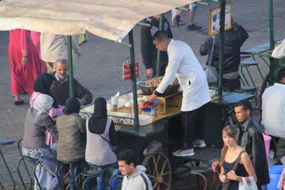 plaza jamaa el fna en marrakech
