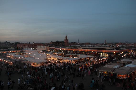 plaza jamaa el fna en marrakech