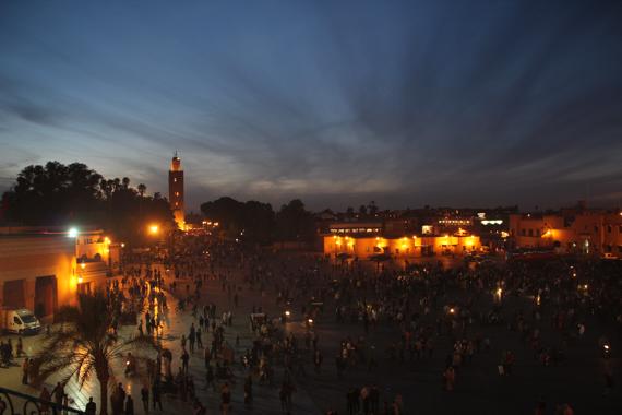 plaza jamaa el fna en marrakech
