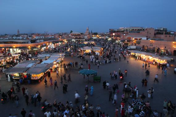 plaza jamaa el fna en marrakech