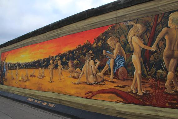 east side gallery en el muro berlin
