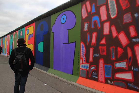 east side gallery en el muro berlin