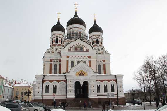catedral alejandro nevsky de tallin en estonia