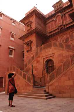 fuerte junagarh de bikaner en un viaje a india