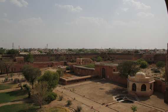 fuerte junagarh de bikaner en un viaje a india