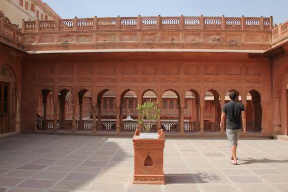 fuerte junagarh de bikaner en un viaje a india