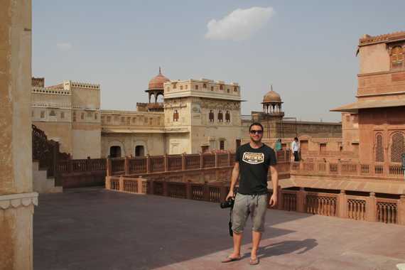 fuerte junagarh de bikaner en un viaje a india
