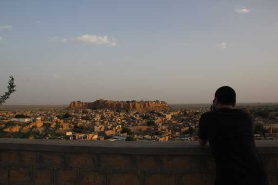vistas de jaisalmer en un viaje a india
