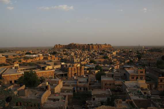 vistas de jaisalmer en un viaje a india