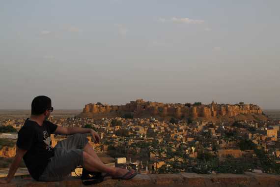 vistas de jaisalmer en un viaje a india