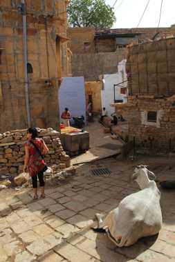 fuerte de jaisalmer en un viaje a india
