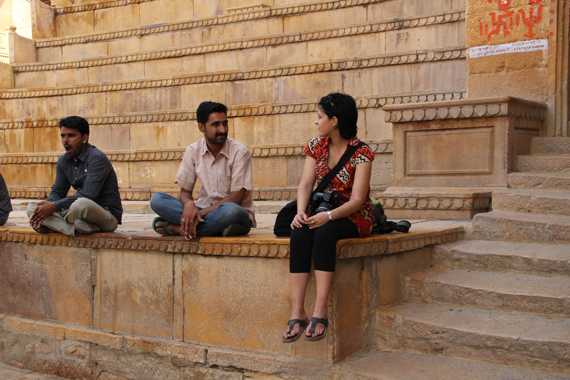 fuerte de jaisalmer en un viaje a india