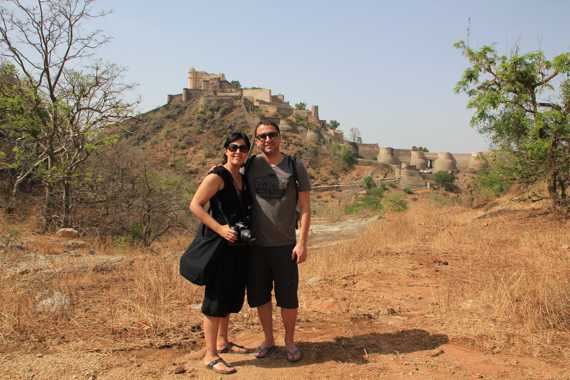 fuerte de kumbhalgarh en un viaje a india