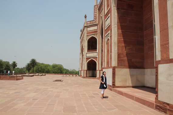 tumba de Humayun en delhi en un viaje a india