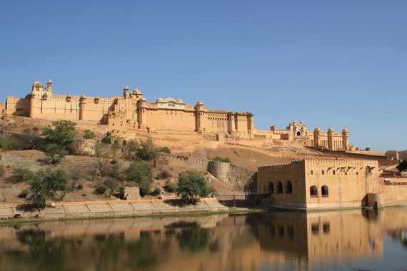 fuerte amber en un viaje a india