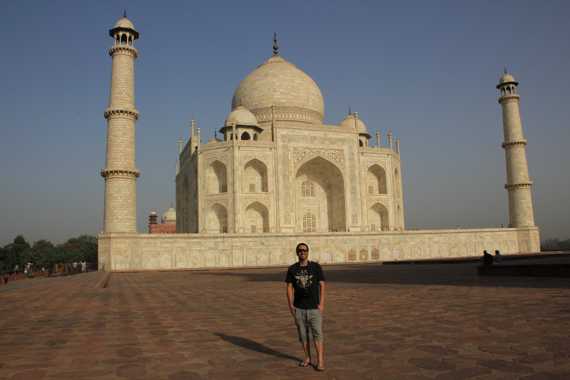 el taj mahal en india