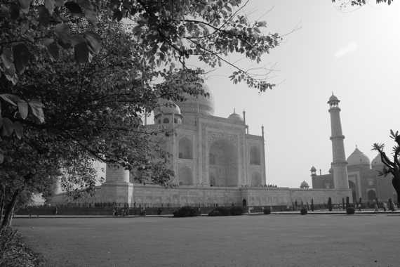 el taj mahal en india