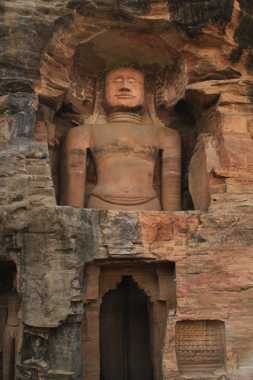 esculturas en el fuerte de gwalior en india