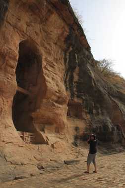 esculturas en el fuerte de gwalior en india