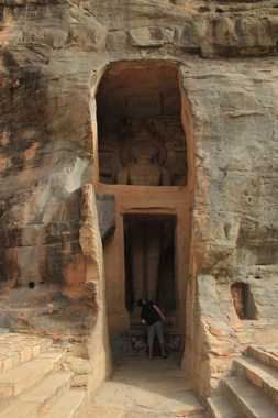 esculturas en el fuerte de gwalior en india