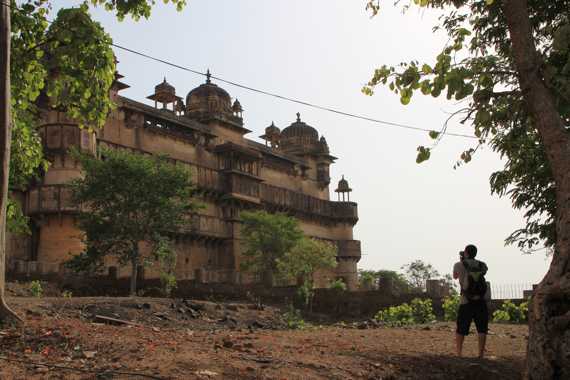 fuerte de orchha en india