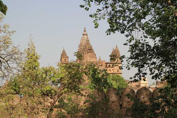fuerte de orchha en india