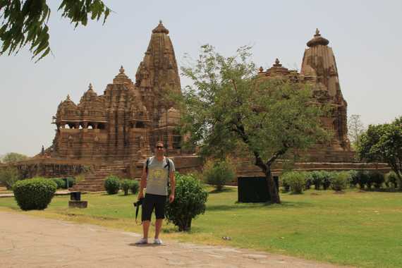 templos de khajuraho en un viaje a india