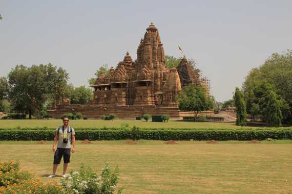 templos de khajuraho en un viaje a india