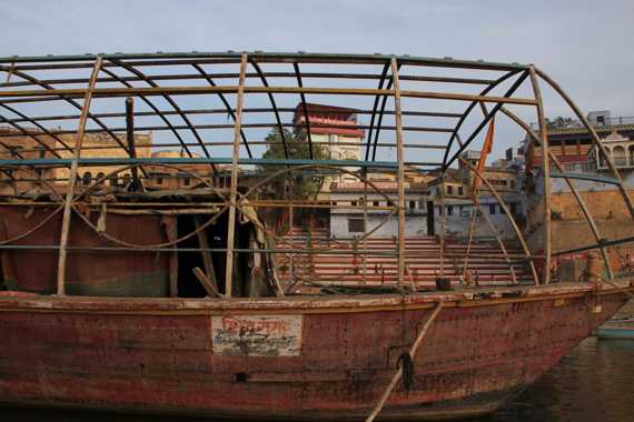 rio ganges en varanasi en india