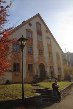 pueblo de oberammergau en el viaje a baviera