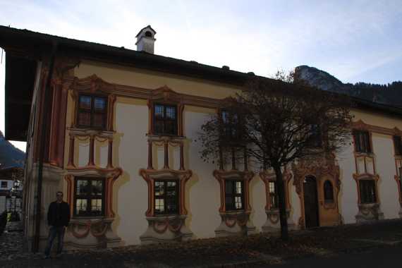 pueblo de oberammergau en el viaje a baviera