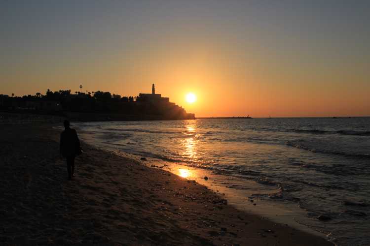 atardecer en old jaffa en tel aviv atardecer en old jaffa en tel aviv